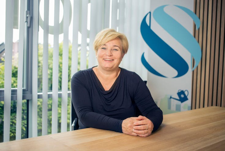 Lene Heia, leder for salg og marked, ser frem til å styrke bankens markedsavdeling med ny digital markedsfører. 