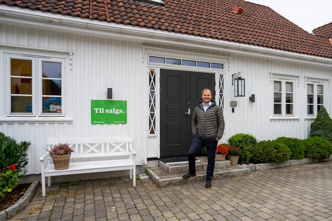 Ønsker du å finne en mindre bolig hjelper vi deg gjerne, sier Alex Modahl i Eiendomsmegler Krogsveen