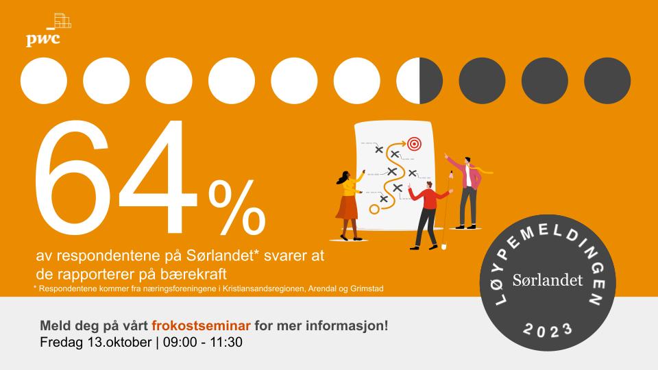 Hovedfunn, rapporterer - Løypemeldingen 2023 (sørlandet)