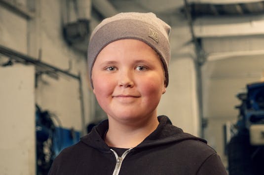 Teodor Johnsen Horne er blant de yngste medlemmene