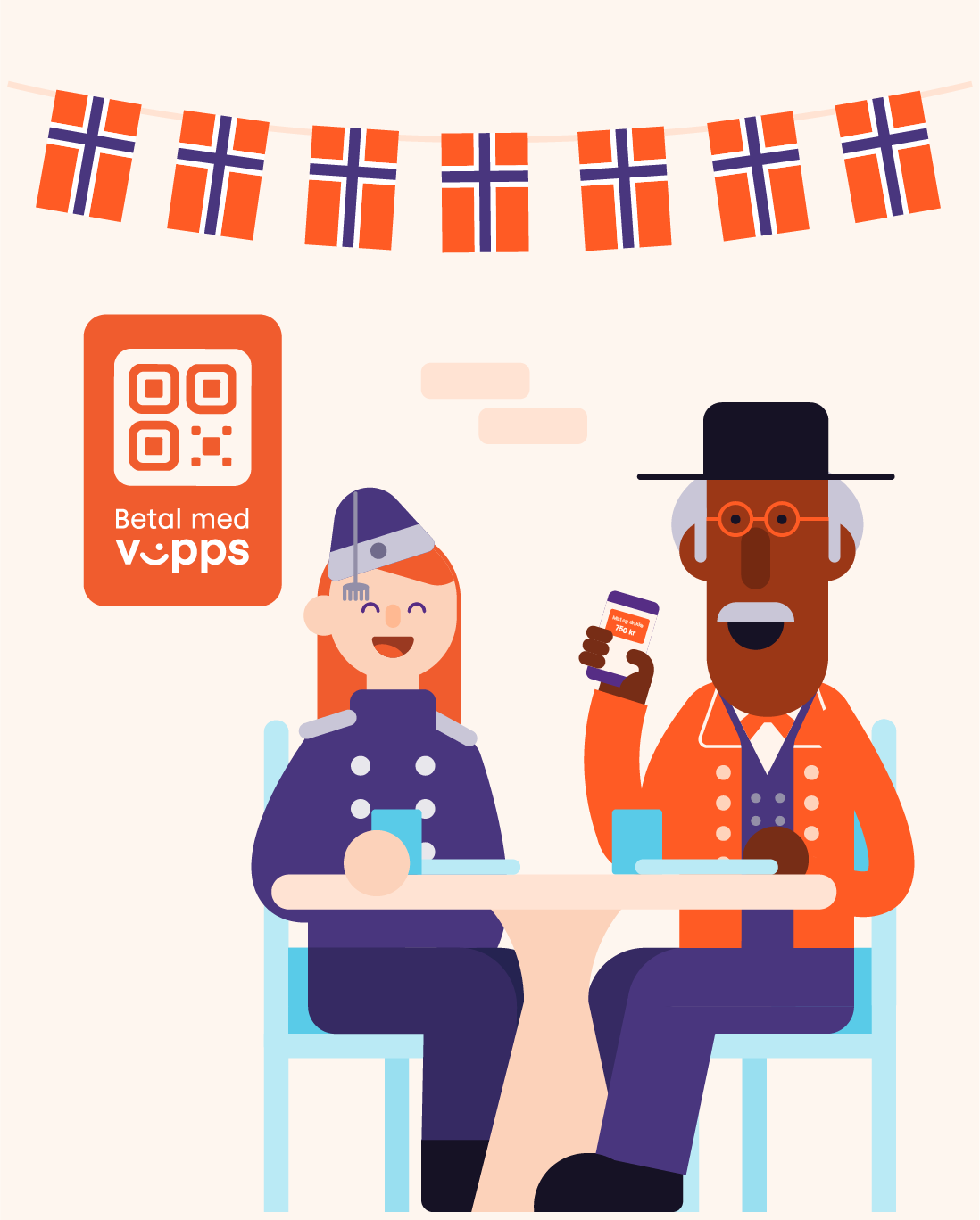 Vis at dere er synlige med Vipps plakater