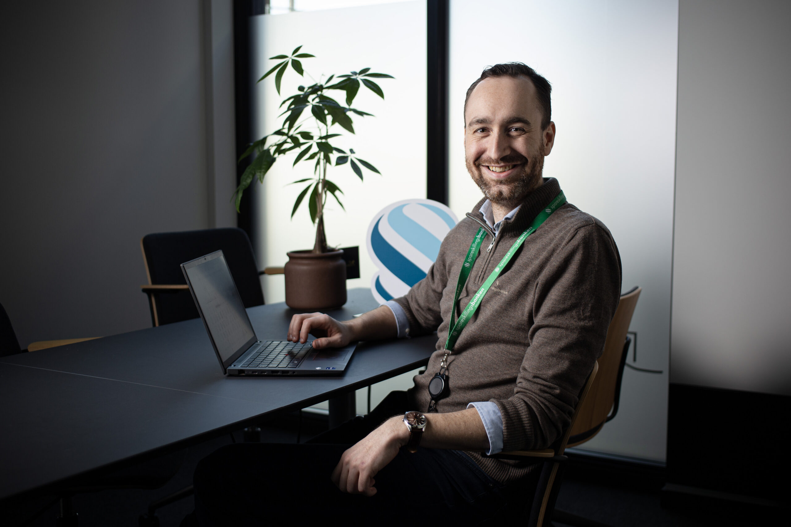 Bærekraftsansvarlig i Spareskillingsbanken, Tobias Øverli